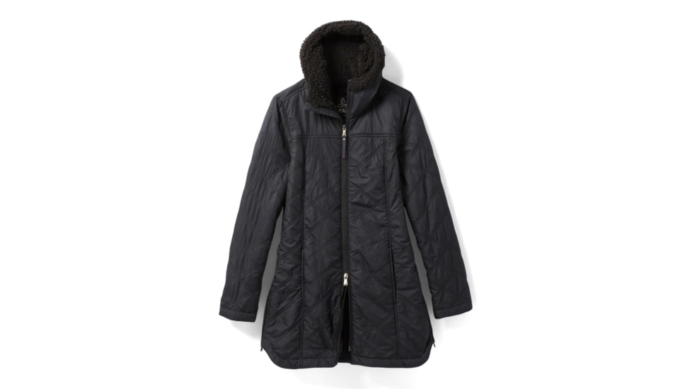 prAna Esla Coat - Women's, Black, Medium, 1962151-001-M