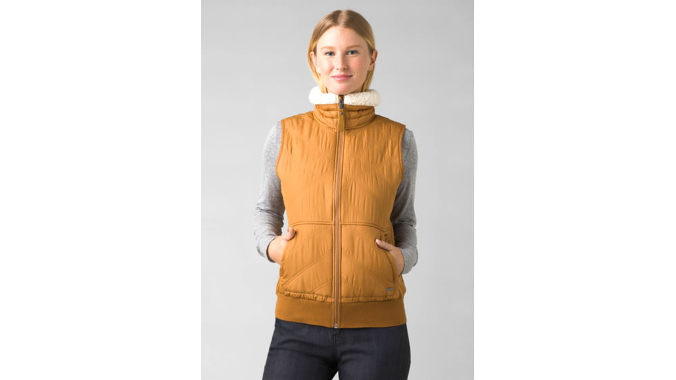 prAna Esla Vest - Womens, Camel, Extra Small, 1962091-200-XS