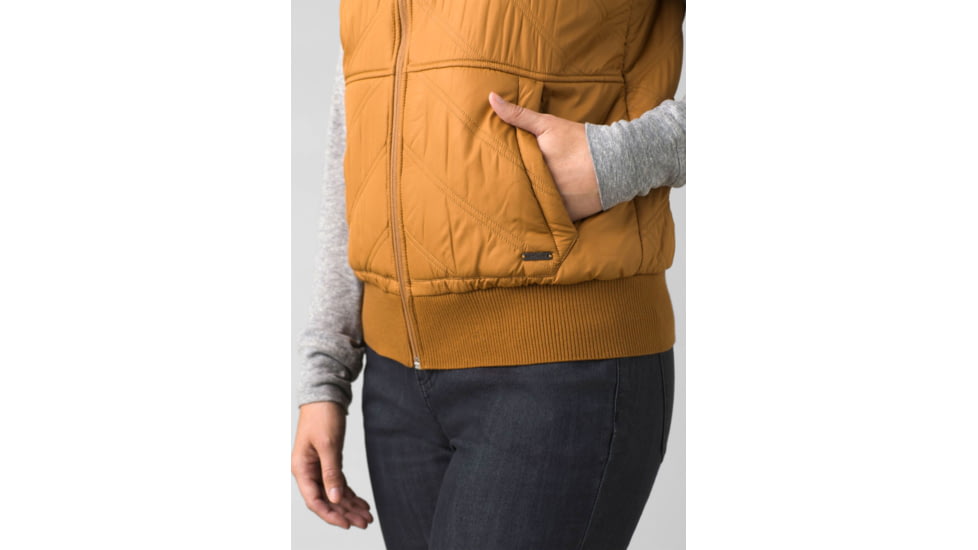 prAna Esla Vest - Womens, Camel, Extra Small, 1962091-200-XS