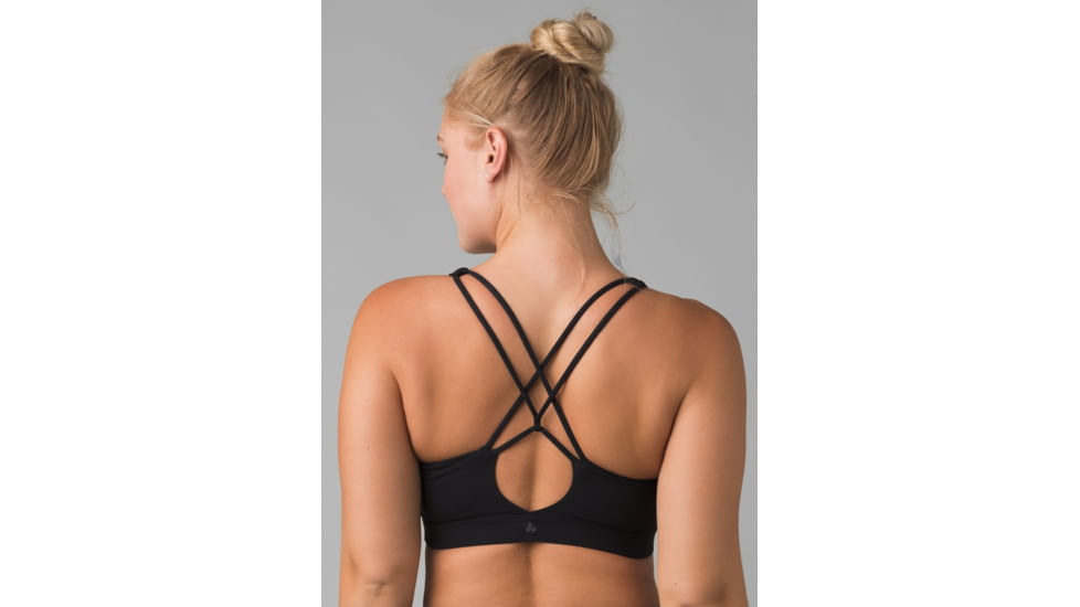 prAna Everyday Bra - Womens, Black, M, 1963111-001-M