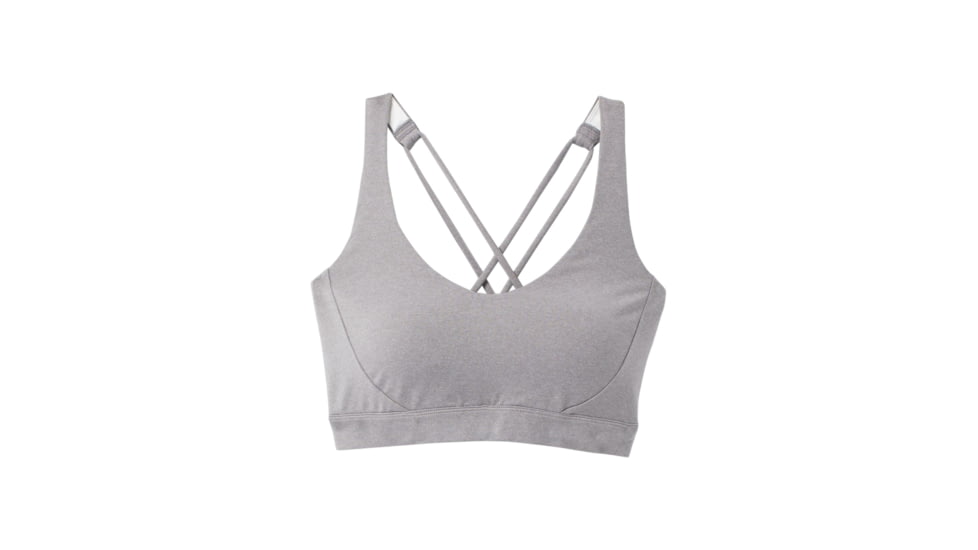 prAna Everyday Bra - Womens, Heather Grey, Extra Small, 1963111-021-XS