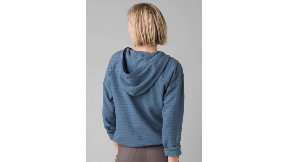 prAna Farin Pullover - Womens, Nickel, Medium, W21200983-NICK-M