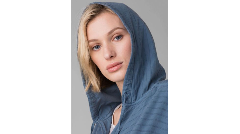 prAna Farin Pullover - Womens, Nickel, Medium, W21200983-NICK-M