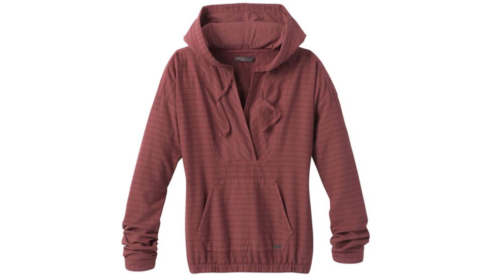 prAna Farin Pullover - Womens, Vino, Medium, W21200983-VINO-M