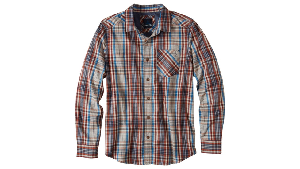 prAna Fletcher Long Sleeve Shirt - Men's-Stream-Small