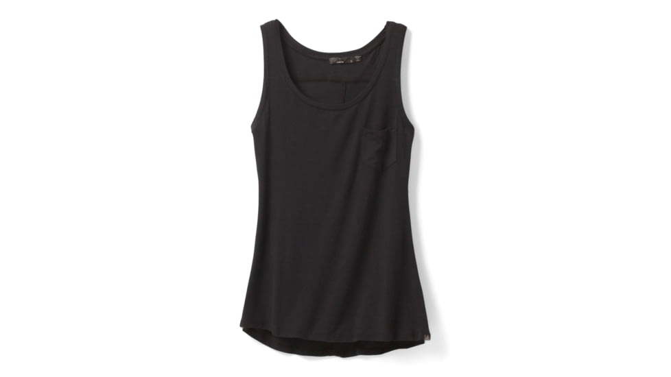 prAna Foundation Scoop Neck Tank - Womens, Black, S, 1963751-001-S