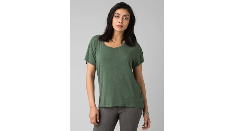 prAna Foundation Slouch Top - Womens, Canopy Heather, Extra Small, W11202004-CNHT-XS