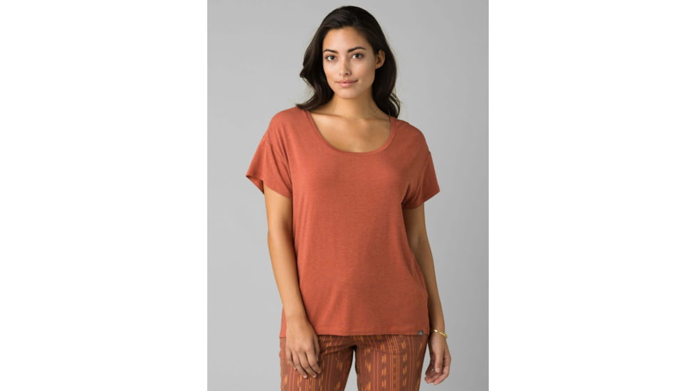 prAna Foundation Slouch Top - Womens, Liqueur Heather, Medium, W11202004-LQHT-M