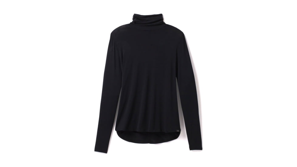 prAna Foundation Turtleneck - Women's, Black, Small, 1964341-001-S