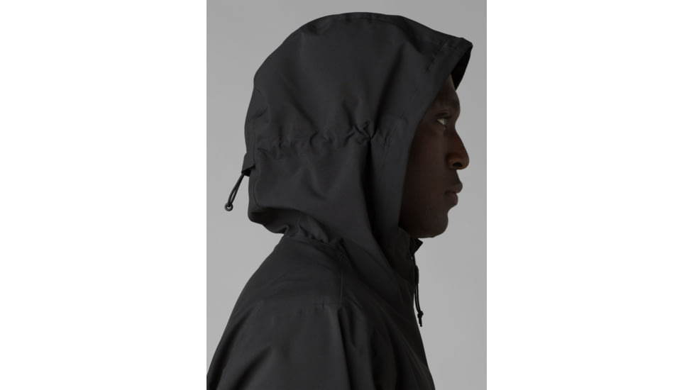 prAna Friction Rain Jacket - Mens, Black, M, 1967841-001-M
