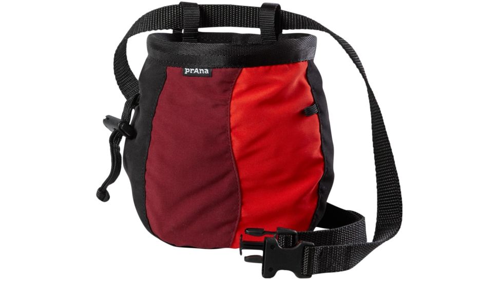 prAna Geo Chalk Bag with Belt-Scarlet Red
