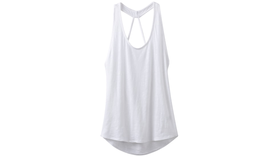 prAna Glenna Tank - Womens, White, Medium, W13180724-WHT-M