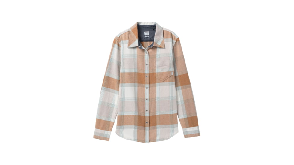 prAna Golden Canyon Flannel - Women's, Small, Snowflake, 1967041-100-S