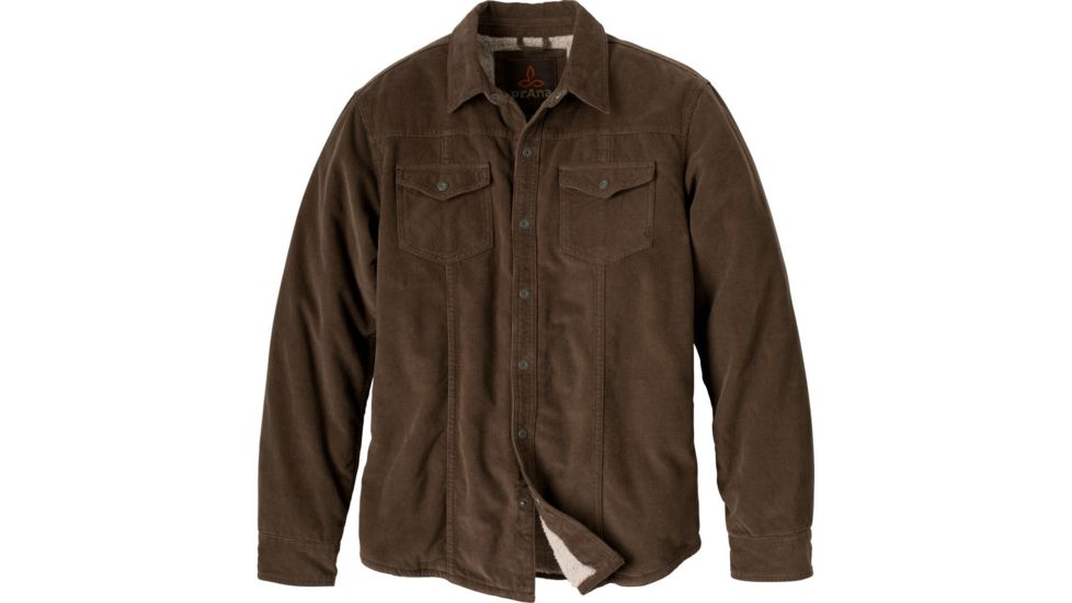 prAna Gomez Corduroy Shirt - Men's-Mud-Small