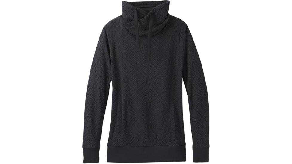 prAna Gotu Pullover - Women's -Black Jacquard-Medium
