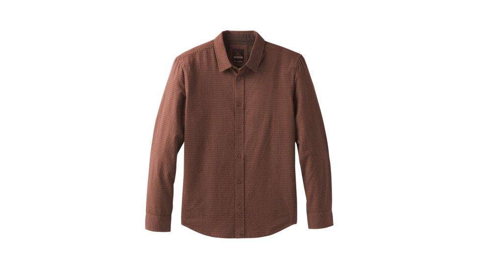 prAna Graden Long Sleeve Shirt - Mens, Wedged Wood, Small, M23180498-WDWO-S