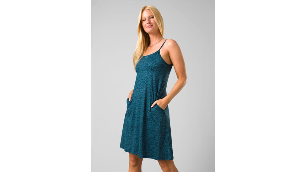 prAna Granite Springs Dress - Womens, Bluefin Wild, Small, 1971771-400-S