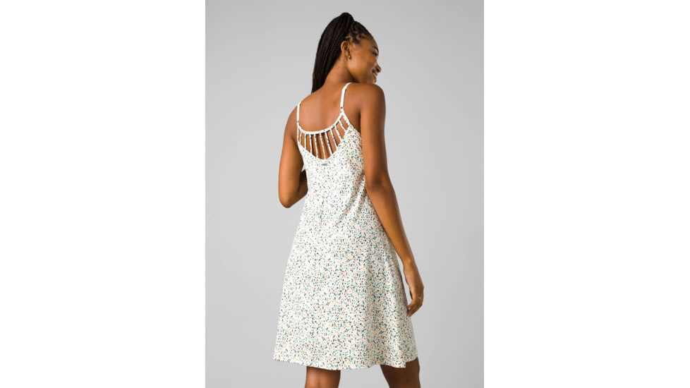 prAna Granite Springs Dress - Womens, Canvas Alotta Dots, Small, 1971771-250-S
