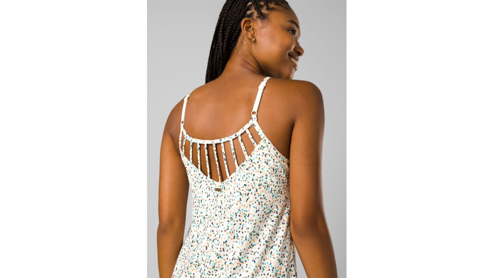 prAna Granite Springs Dress - Womens, Canvas Alotta Dots, Small, 1971771-250-S