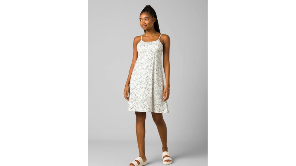 prAna Granite Springs Dress - Womens, Canvas Alotta Dots, Small, 1971771-250-S