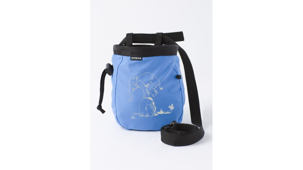 prAna Graphic Chalk Bag with Belt-Blue