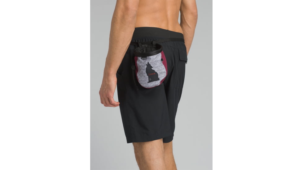 prAna Graphic Chalk Bag with Belt, Lone Wolf, One Size, U61171807-LOWF-O/S