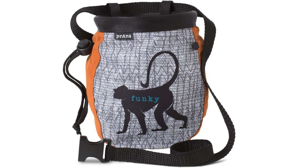 prAna Graphic Chalk Bag with Belt, Russet Monkey, One Size, U61171807-RUMO-O/S
