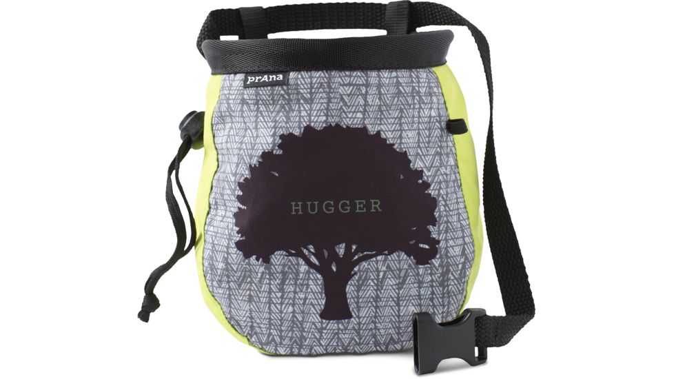 prAna Graphic Chalk Bag with Belt, Lime Tree Hugger, One Size, U61171807-LITH-O/S