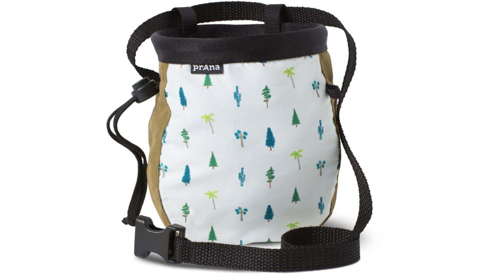 prAna Graphic Chalk Bag with Belt, Woodland Green Trees, One Size, U61171807-WLGT-O/S