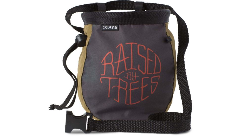 prAna Graphic Chalk Bag with Belt, Woodland Raised By, One Size, U61171807-WLRB-O/S