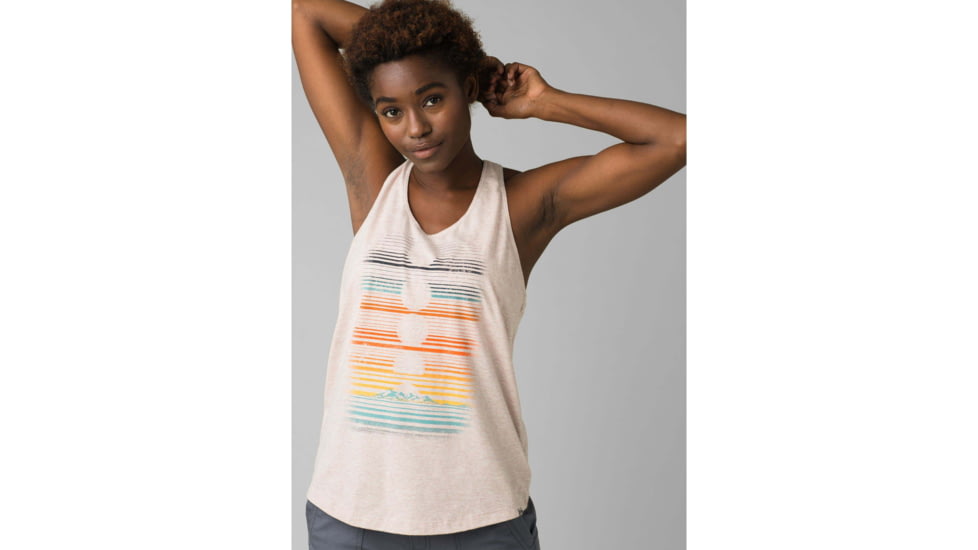 prAna Graphic Tank - Womens, Champagne Dusk, Medium, W11170152-CMDU-M