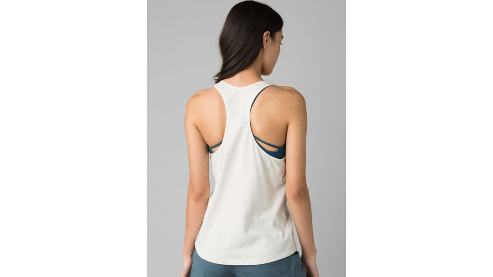 prAna Graphic Tank - Womens, White Palms, Medium, W11170152-WTPM-M