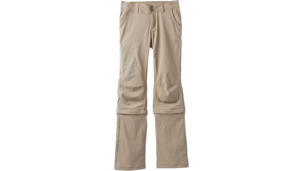 prAna Halle Convertible Pant - Women's, Dark Khaki, 4, Regular Inseam, W4117RG03-DKKH-4
