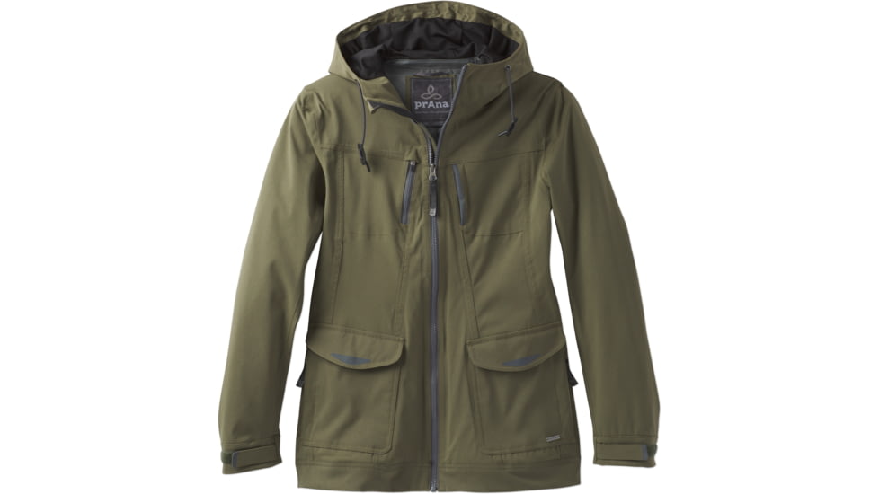 prAna Halle Hooded Jacket - Women's-Cargo Green-Large