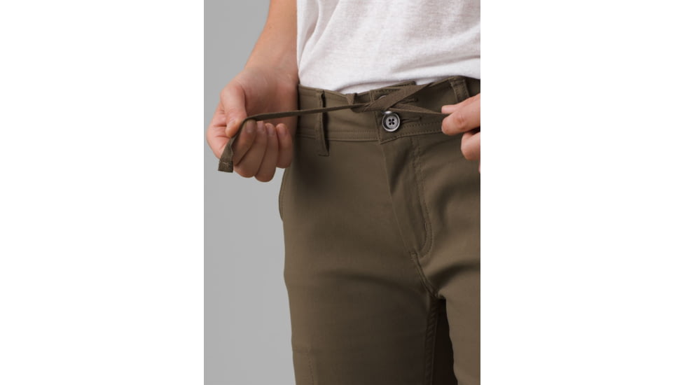 prAna Halle Pant Short Inseam Pants, Slate Green, 10, W4HASH113-SLGR-10