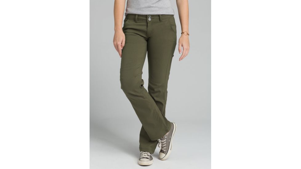 prAna Halle Pant - Womens, Cargo Green, 10, Short Inseam, W4HASH113-CAGR-10