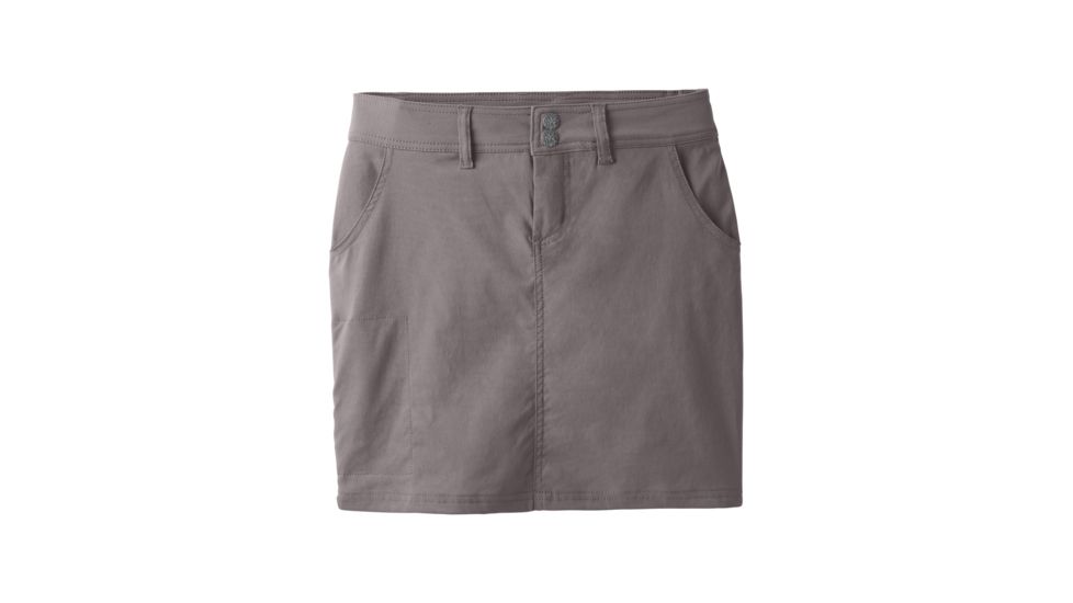 prAna Halle Skort Womens, Moonrock, 8, W31170125-MROC-8