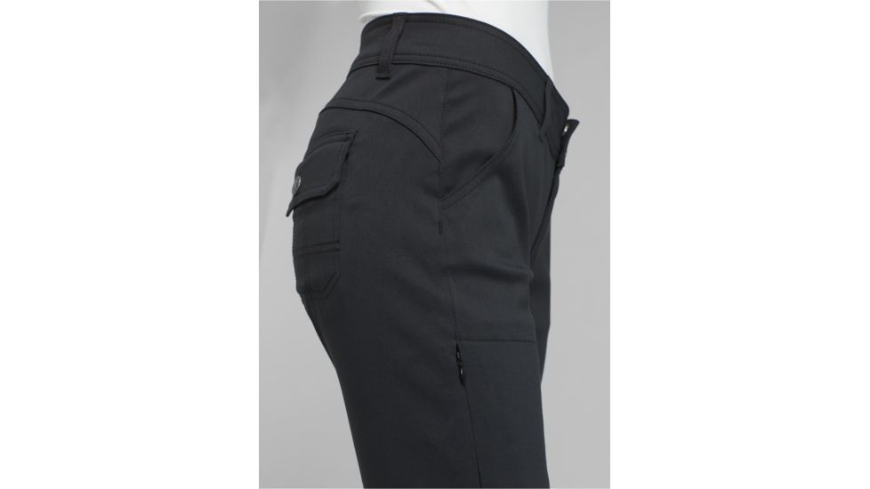 prAna Halle Straight Pant, Black, 14, Regular Inseam, W4119RG23 -001-14