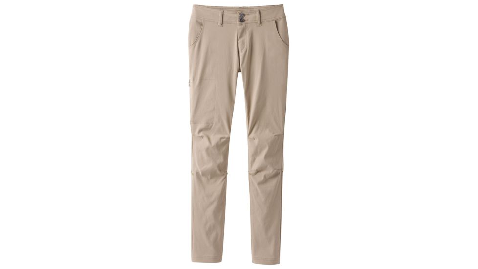 prAna Halle Straight Pant, Dark Khaki, 6, Short Inseam, W4119SH23 -293-6