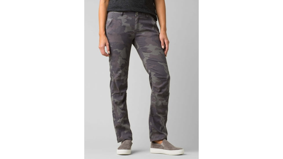 prAna Halle Straight Pant - Womens, Gravel Camo, 2, Regular Inseam, W4119RG23-GVCA-2