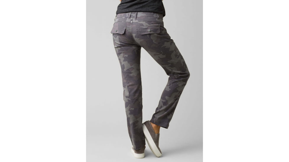 prAna Halle Straight Pant - Womens, Gravel Camo, 2, Regular Inseam, W4119RG23-GVCA-2