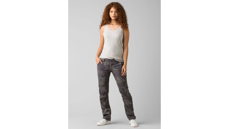 prAna Halle Straight Pant - Womens, Gravel Camo, 2, Regular Inseam, W4119RG23-GVCA-2