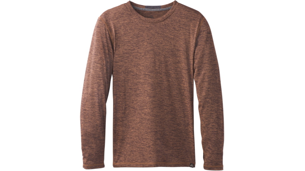prAna Hardesty Long Sleeve Tee - Men's-Tree Bark-Small