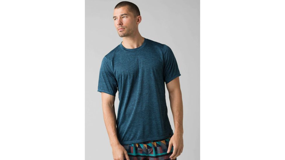 prAna Hardesty Shirt - Mens, Atlantic Stripe, Small, M11170402-ATST-S