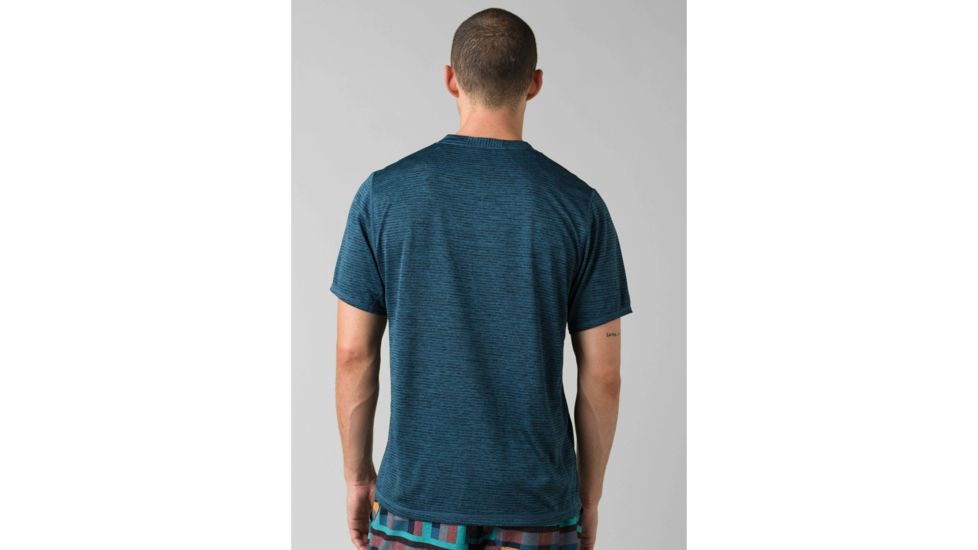prAna Hardesty Shirt - Mens, Atlantic Stripe, Small, M11170402-ATST-S
