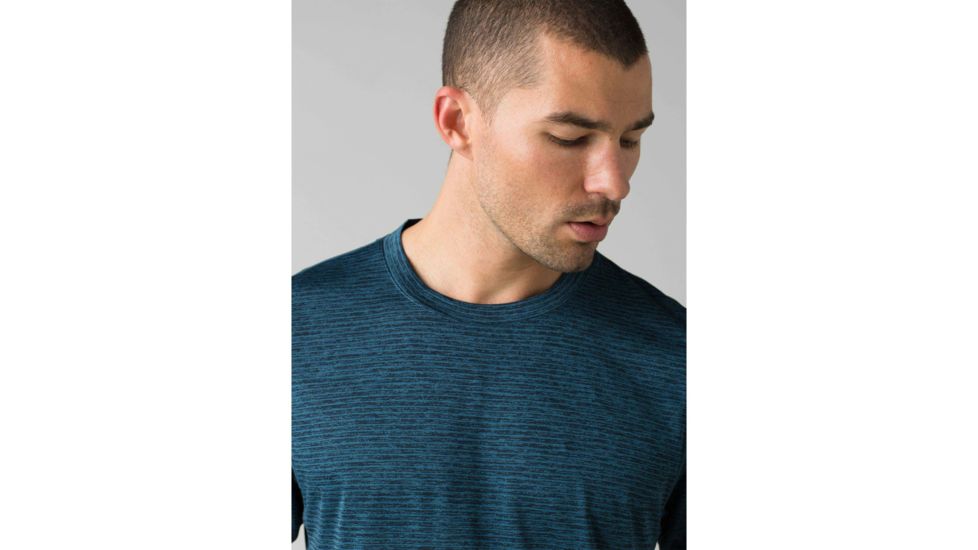 prAna Hardesty Shirt - Mens, Atlantic Stripe, Small, M11170402-ATST-S