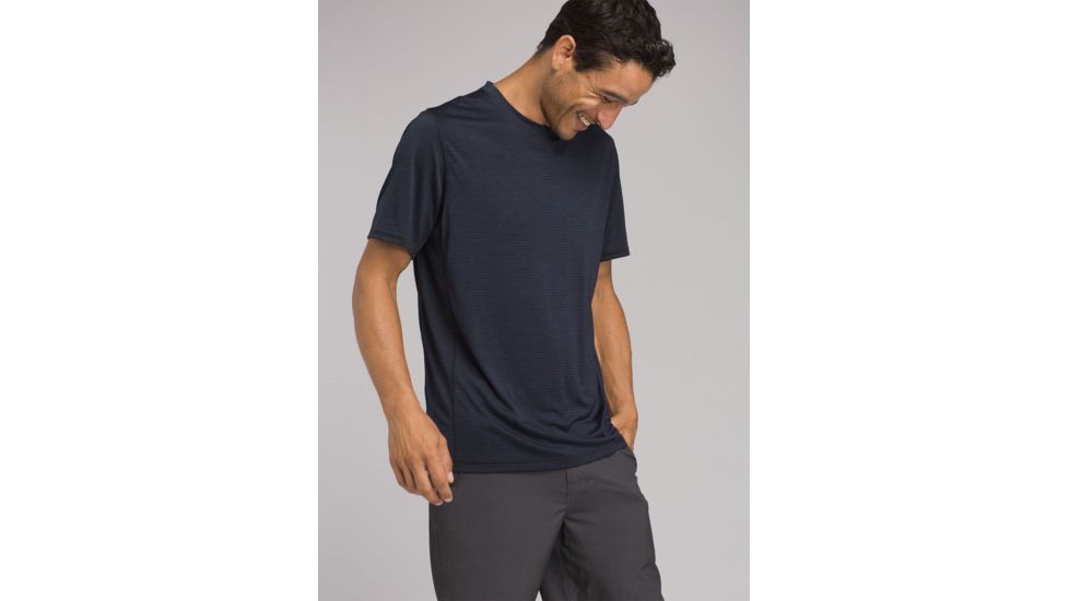 prAna Hardesty Shirt - Mens, Black Stripe, Large, M11170402 -979-L