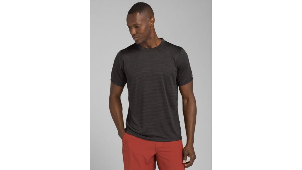 prAna Hardesty T-Shirt - Mens, Black Out, Large, M11170402-BKOU-L