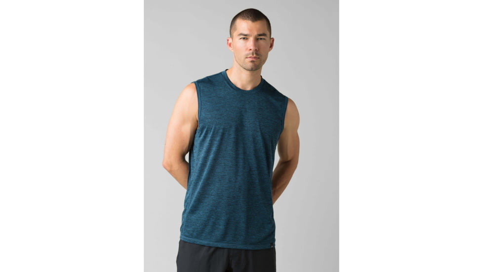 prAna Hardesty Tank - Mens, Atlantic Stripe, Small, M11170401-ATST-S