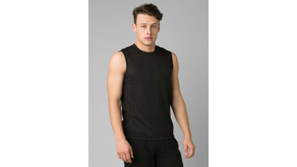 prAna Hardesty Tank - Mens, Black Out, Small, M11170401-BKOU-S